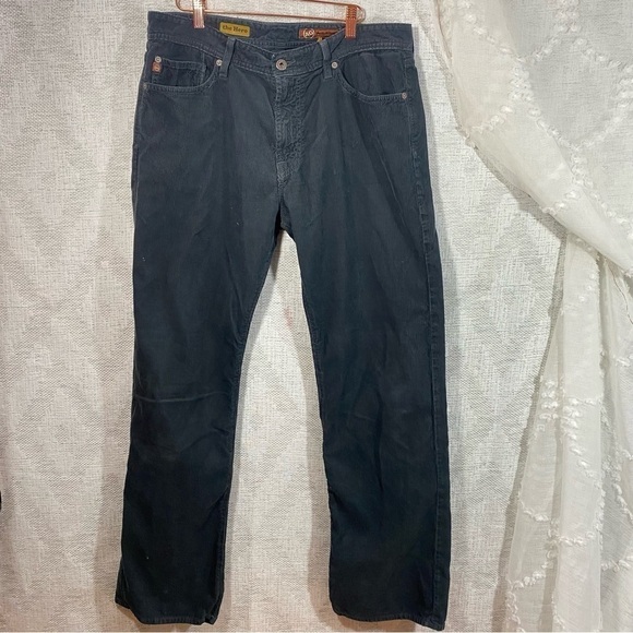 AG Adriano Goldschmeid the hero grey corduroy pants size 36R - Picture 1 of 6